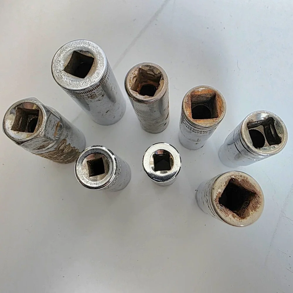 Used Various Deep Sockets Assorted Sizes *See Pics For List‎ #982